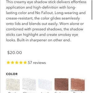 Sephora Makeup - 5/$25 Girlactik Metallic Eyeshadow Stick New Full Sephora Makeup - 5/$25 Girlactik Metallic Eyeshadow Stick New Full